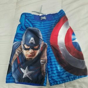 Boys Marvel Swimming Trunks